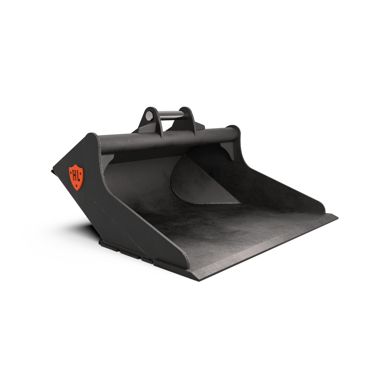 Tilt rotator grading bucket for use on a tiltrotator