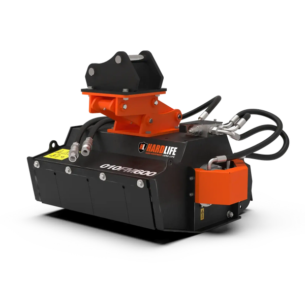 0.8–2 tonne hydraulic excavator flail mower
