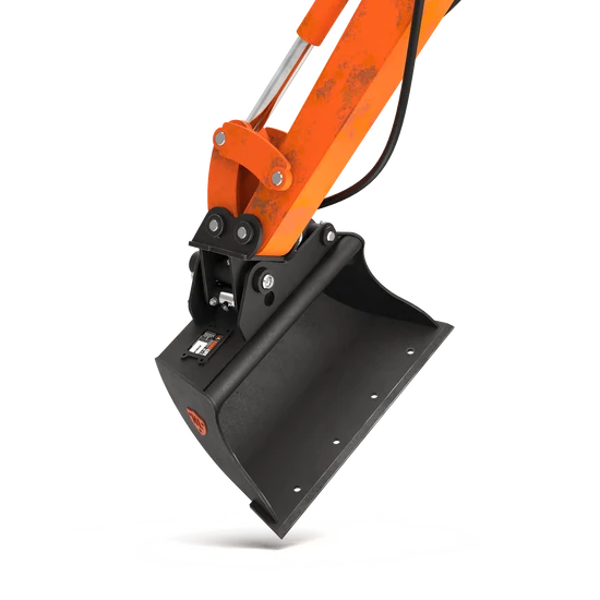 2–3.5 tonne excavator using Scandinavian tilt bucket for grading