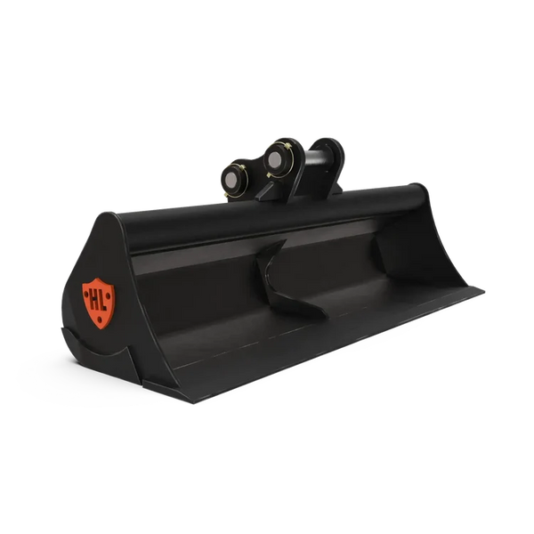 4–6 tonne excavator grading bucket with smooth cutting edge