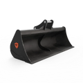 6–8 tonne excavator grading bucket with smooth cutting edge