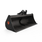 6–8 tonne excavator grading bucket with smooth cutting edge