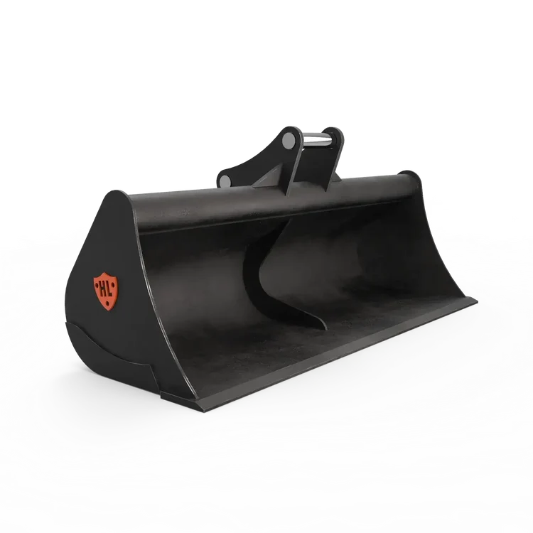 6–8 tonne excavator grading bucket with smooth cutting edge