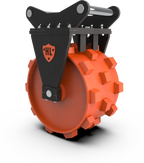 1–2 tonne excavator compaction wheel