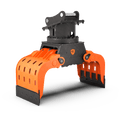 1.8–3.5 tonne rotating hydraulic excavator selector grab with 360° rotator