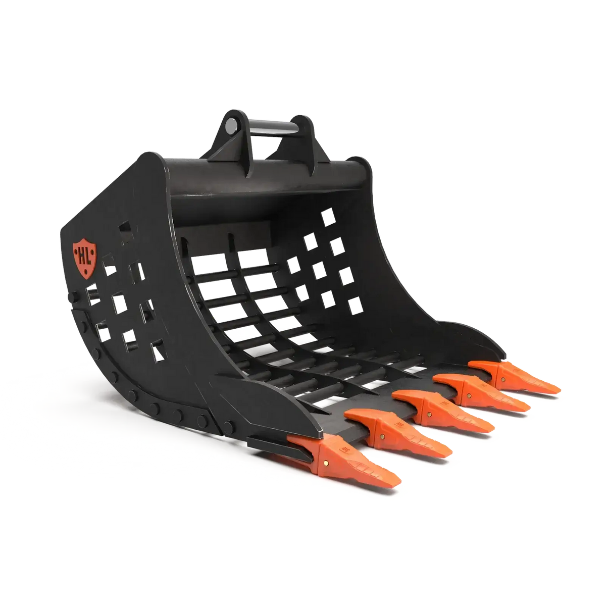 Excavator riddle bucket