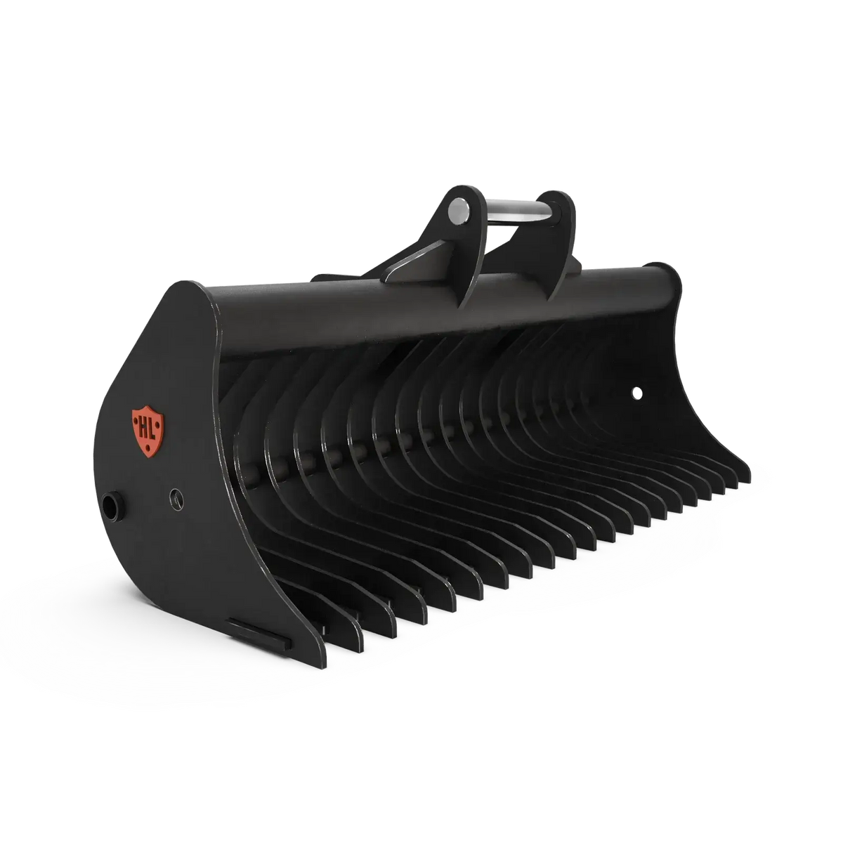 Excavator land rake