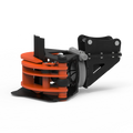 18–30 tonne rotating excavator tree shear with 360° hydraulic rotator