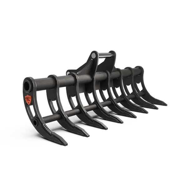 2–4 tonne excavator root rake