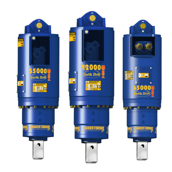 Auger Torque earth drill for 20 to 45 tonne excavators
