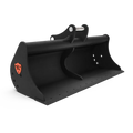 15–22 tonne excavator grading bucket with smooth cutting edge