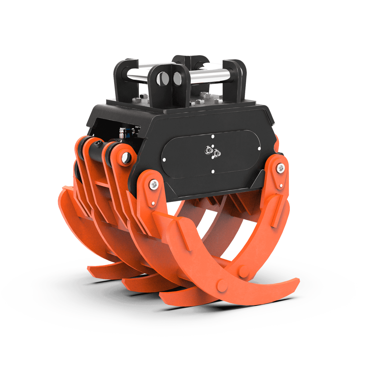 4–6 tonne hydraulic excavator folding grab, closed