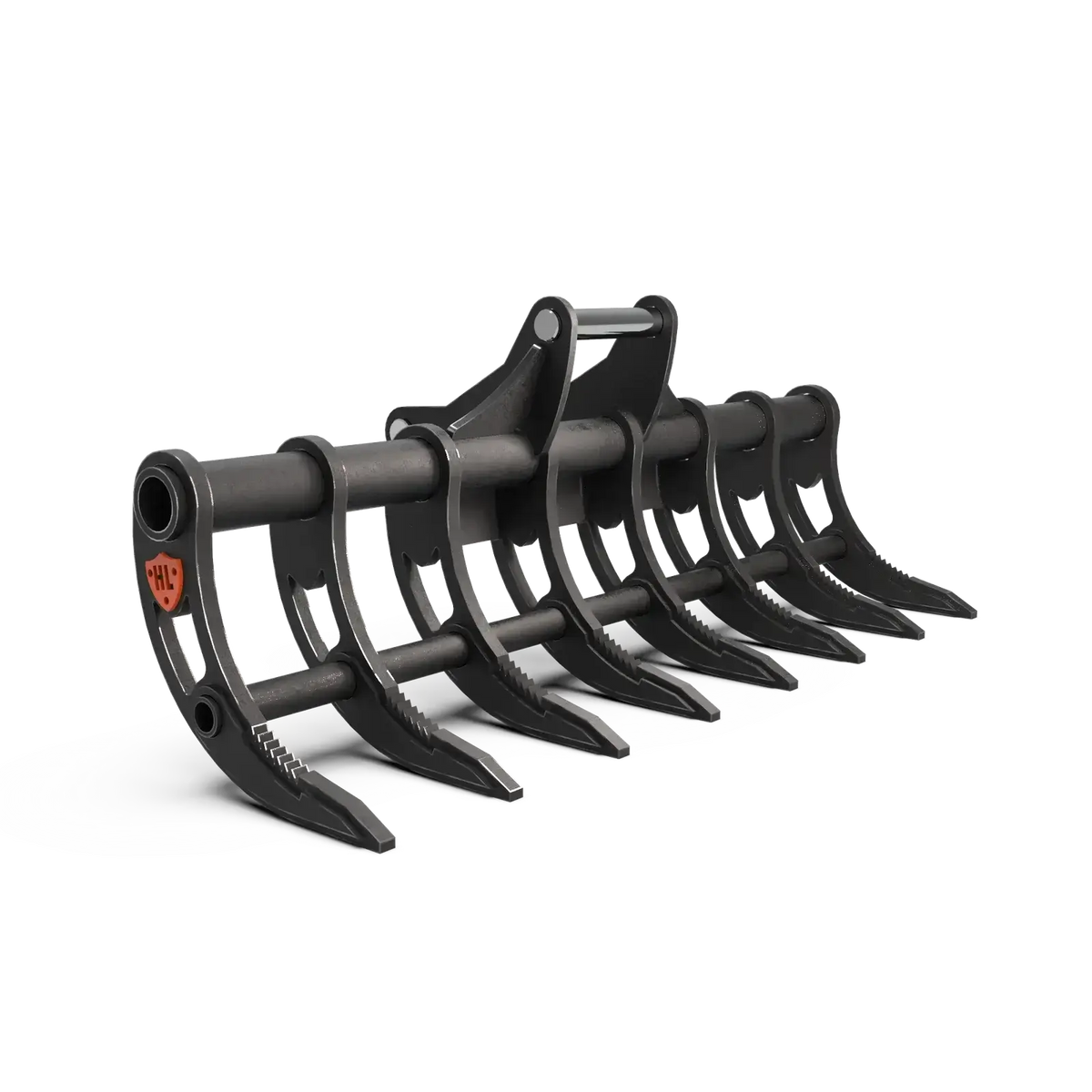 Excavator root rake