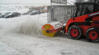 Kovaco angle brush clearing a road