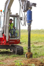 Clean out disc on an Auger Torque earth drill