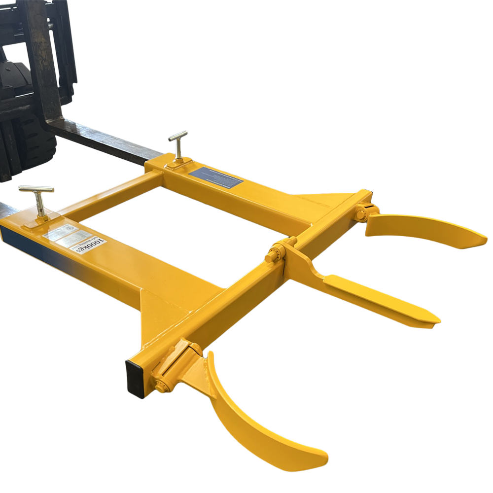 1000kg dual steel drum handler for forklift trucks