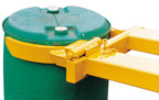 Fork-mounted universal drum grab attachment