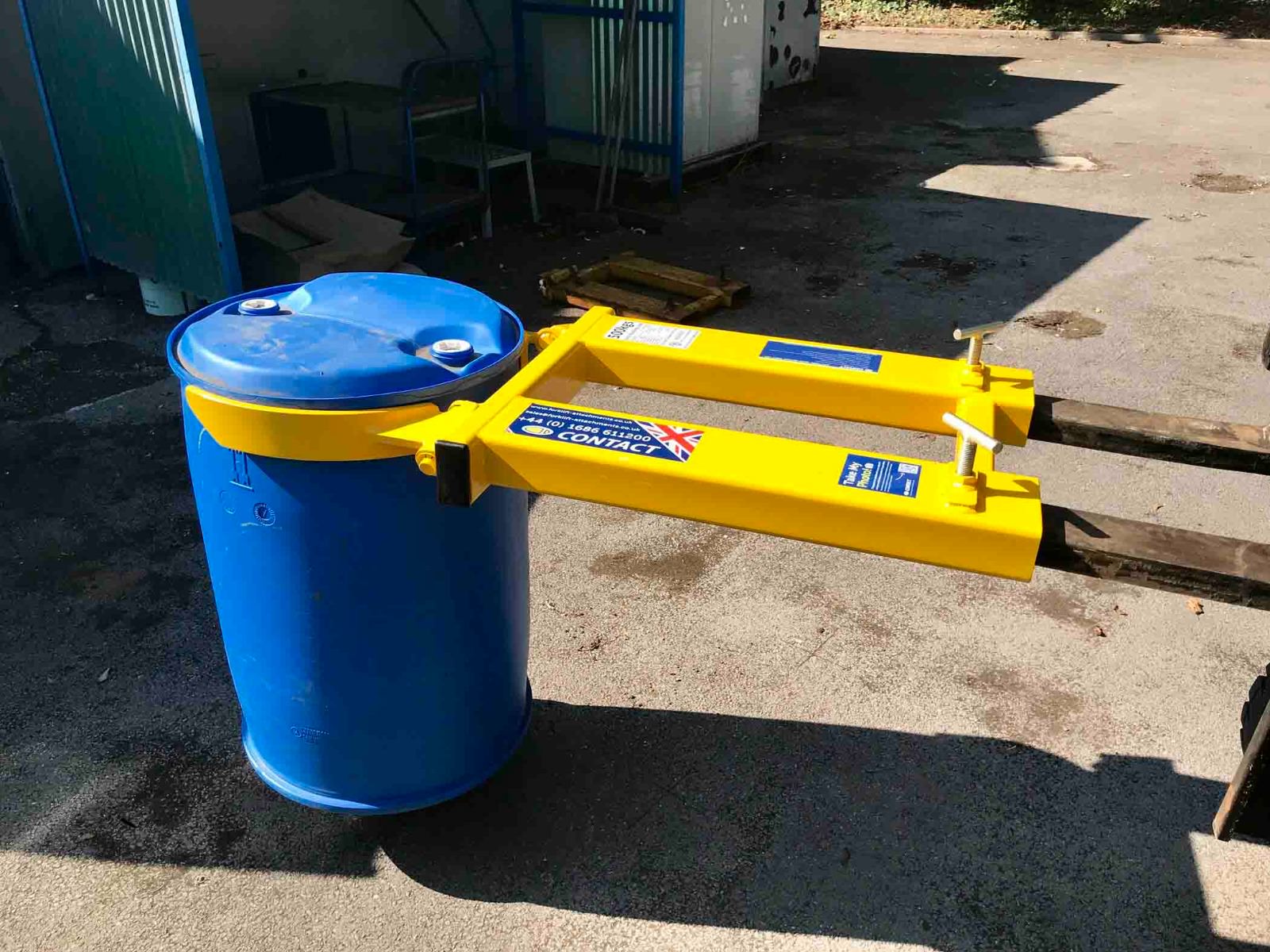 500kg universal drum handler for forklift trucks