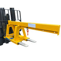 Forklift mounted jib side view