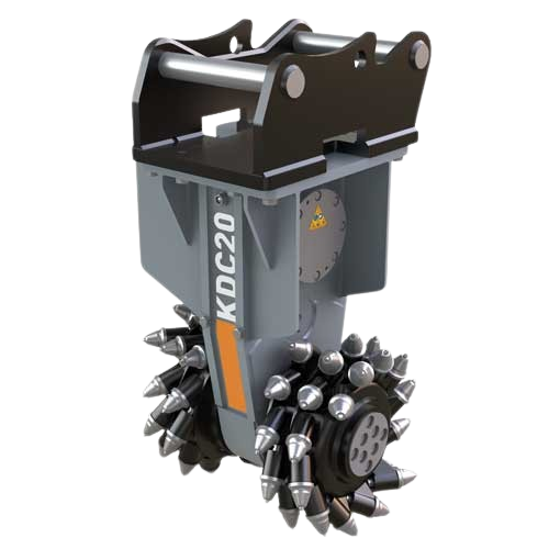 Auger Torque KDC drum cutter for excavators