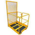 2 person forklift access cage with side gate