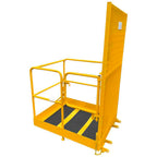 Forklift access cage for emergency work at height