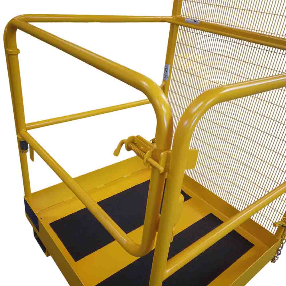 Forklift access platform for maintenance and inspection work