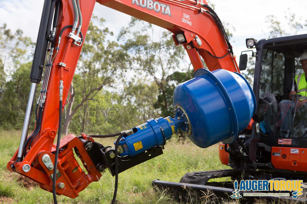 Auger Torque 180 litre cement mixer bowl for earth drills