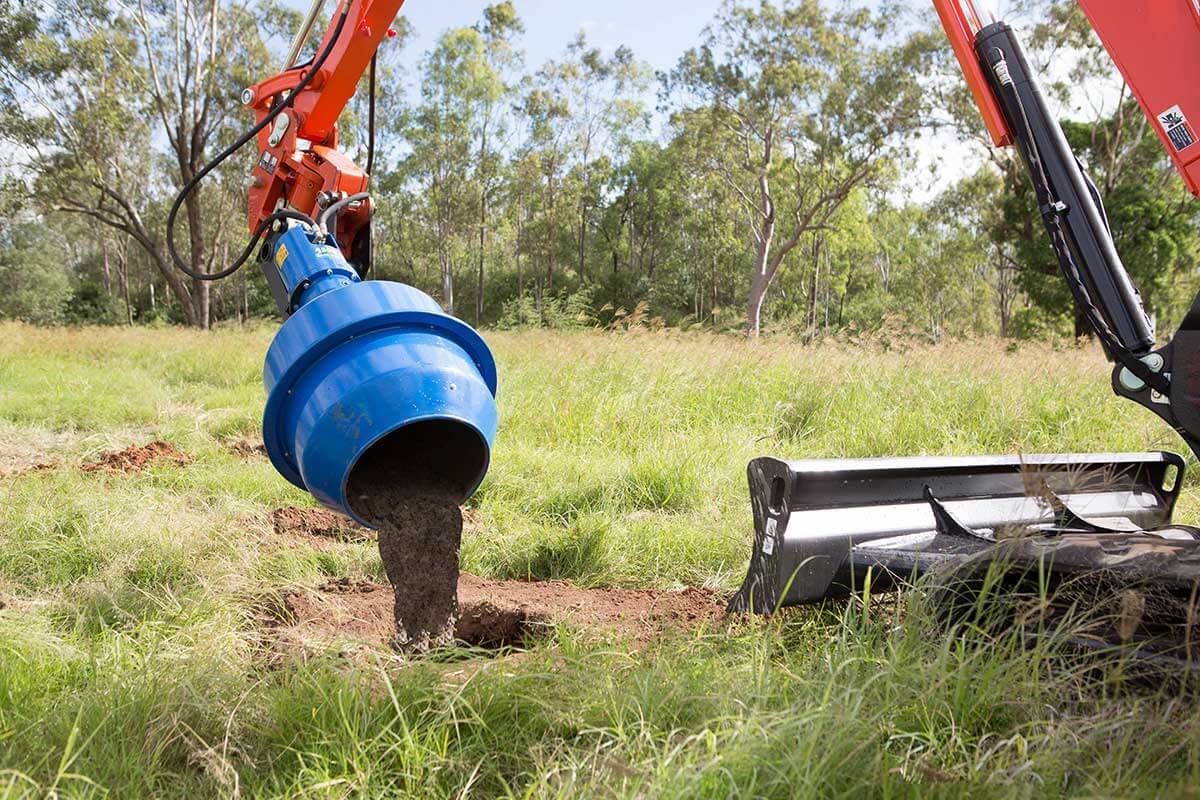 Auger Torque 180 litre cement mixer bowl for earth drills
