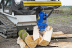 Auger Torque cone log splitter for earth drills