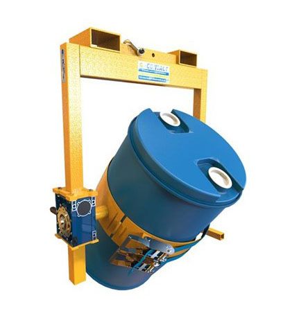 Crane slung drum rotator
