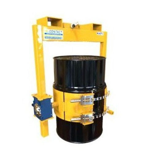 Heavy duty crane slung drum tipper