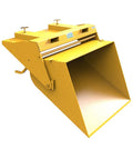 Easyfill underslung forklift scoop for sand and gravel