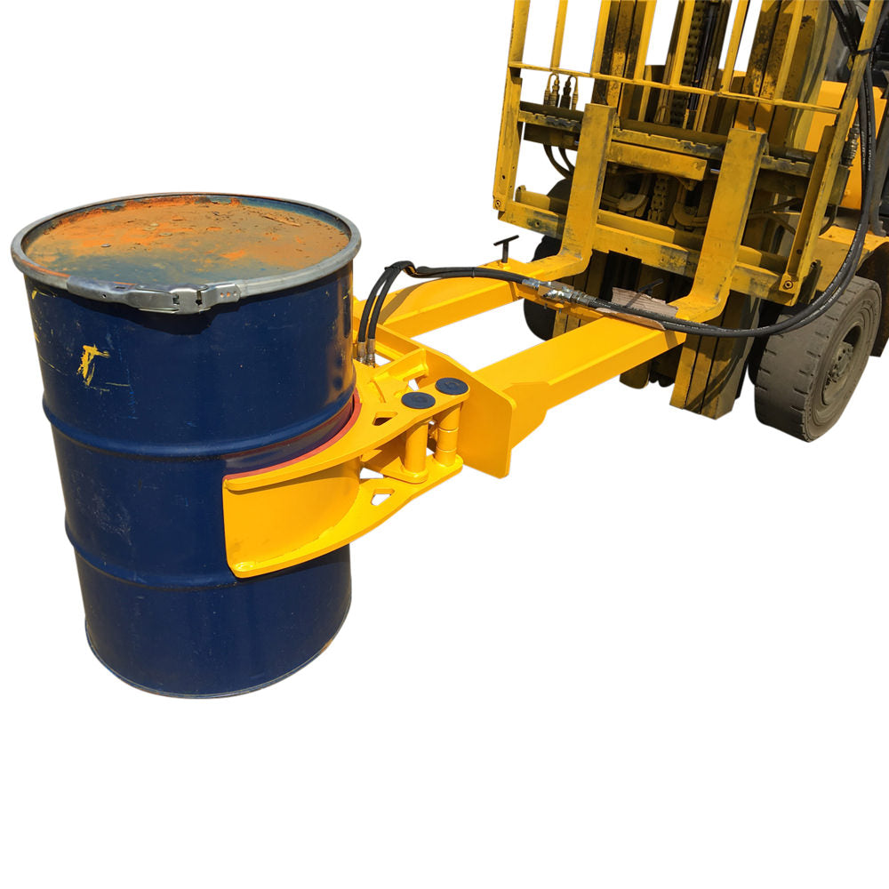 Hydraulic forklift drum grab