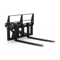 Floating excavator pallet forks for 2–22 tonne machines