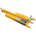 Forklift tow hitch fork pockets and heel pin