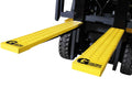 GenieGrip anti-slip fork mat on a forklift fork