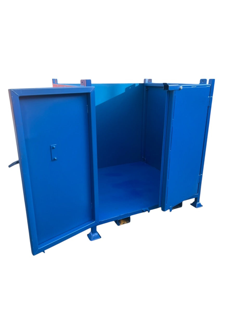 Universal lifting cage for forklift or crane