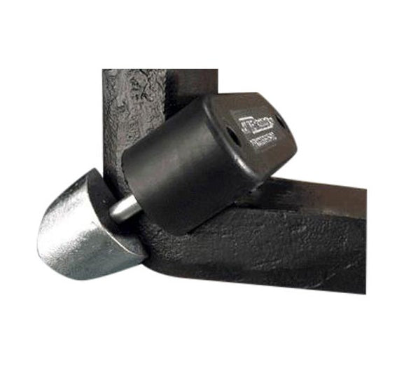 Forklift fork heel protectors