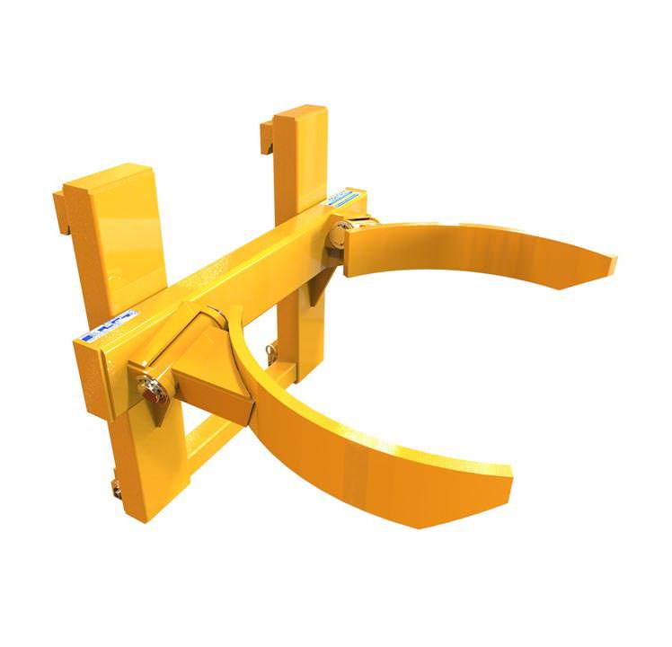Carriage mounted drum lifter