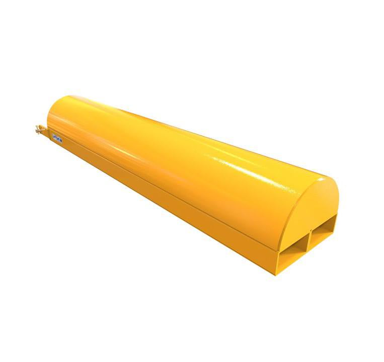 Coil support sleeves on forklift forks