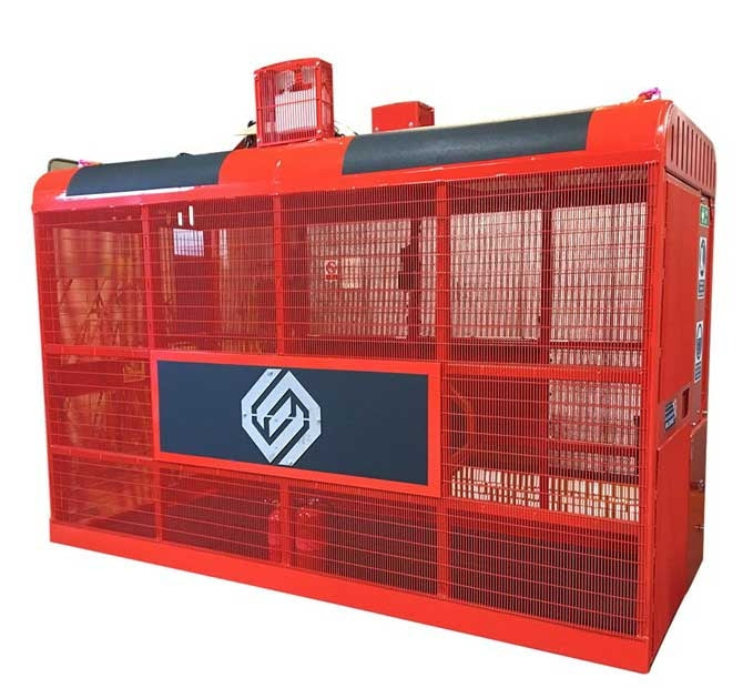 Deluxe crane slung rescue cage