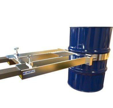 Stainless steel forklift drum lifter