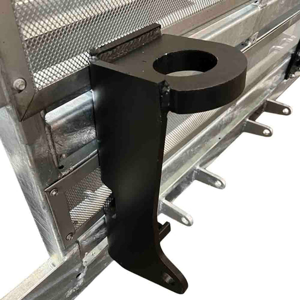 Telehandler attachment brackets