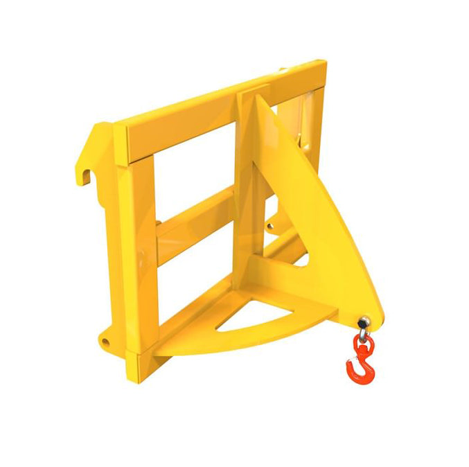 Telehandler lifting hook attachment