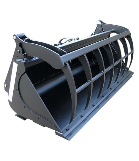 Telehandler multi-purpose grab bucket