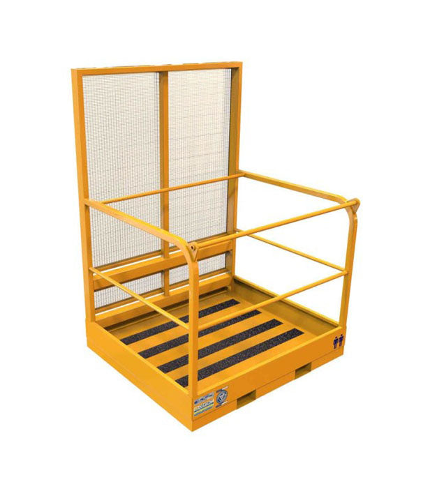 Forklift and telehandler safety cage